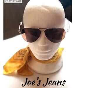 Trendy Joe’s Jeans Aviator Designer Sunglasses
